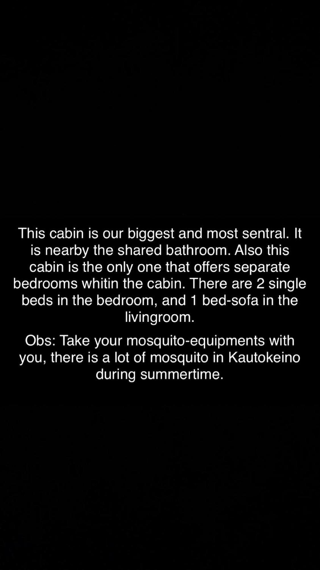 Sara's Cabins-hytter